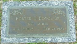Porter T Boyce Sr.
