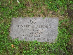 PVT Ronald Edward Alford 