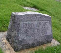 Ruby Jane <I>Davis</I> Rowe 