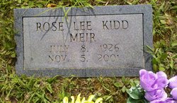 Rose Lee <I>Kidd</I> Meir 