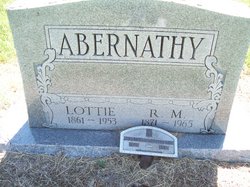 Charlotte “Lottie” <I>Archer</I> Abernathy 