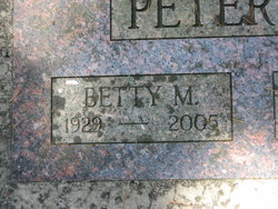 Betty Maxine <I>Matthies</I> Peterson 