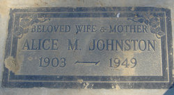 Alice M. Johnston 