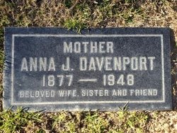 Anna Jane <I>Lyons</I> Davenport 
