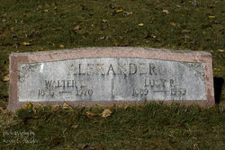 Lucy Rebecca <I>Ritter</I> Alexander 