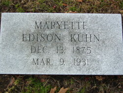 Maryette <I>Edison</I> Kuhn 
