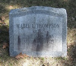 Mabel L <I>Thompson</I> Adams 