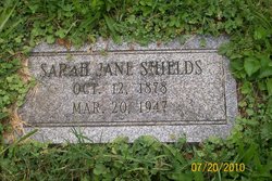 Sarah Jane <I>Black</I> Shields 