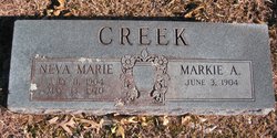 Mark Anthony “Markie” Creek 