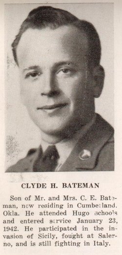 Sgt Clyde H. Bateman Sr.