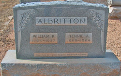 Tennessee A. “Tennie” <I>King</I> Albritton 