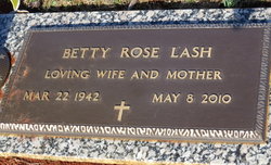 Betty Rose <I>Pounders</I> Lash 