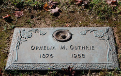 Ophelia <I>Murphey</I> Guthrie 