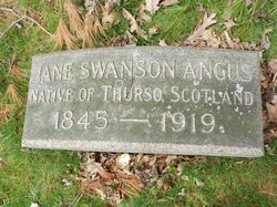 Jane “Jeannie” <I>Swanson</I> Angus 
