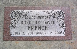 Dorothy <I>Davie</I> French 