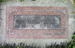 Ruby <I>Johnson</I> Ostlund 