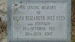 Helen Elizabeth Inez <I>Johnson</I> Rees 