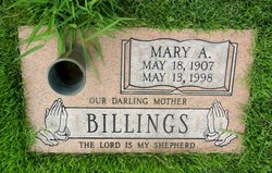 Mary Alice <I>Ivy</I> Billings 