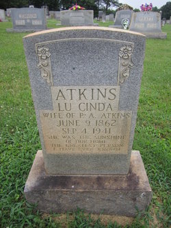 Lucinda J. “Lu Cinda” <I>Eads</I> Danley Atkins 