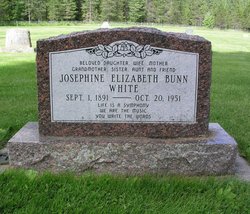 Josephine Elizabeth <I>Bunn</I> White 