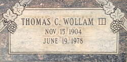 Thomas C Wollam III