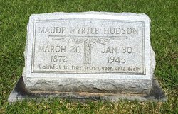 Maude Myrtle Hudson 