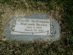 Lucille <I>Buffington</I> Baxter 