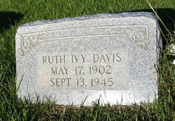 Ruth <I>Ivy</I> Davis 