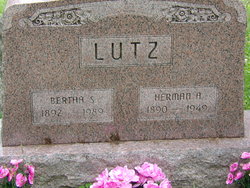 Bertha J <I>Schiller</I> Lutz 