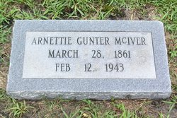 Arnettie <I>Gunter</I> McIver 