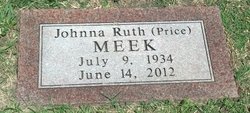 Johnna Ruth <I>Price</I> Meek 