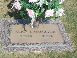 Alice Lillian <I>Hovater</I> Hamilton - Hancock 