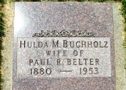 Hulda Marie <I>Buchholz</I> Belter 