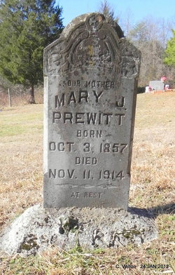 Mary J <I>Cox</I> Prewitt 