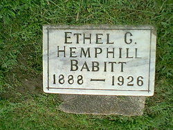 Ethel C <I>Hemphill</I> Babbitt 
