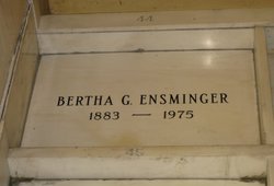 Bertha G Ensminger 