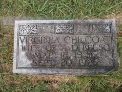 Mary Virginia <I>Chilcoat</I> Kelso 