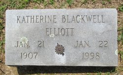 Katherine <I>Blackwell</I> Elliott 