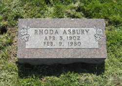 Rhoda May <I>Cummings</I> Asbury 