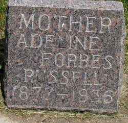 Adeline “Addie” <I>Forbes</I> Russell 