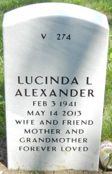 Lucinda Louise <I>Tolan</I> Alexander 