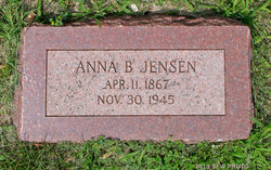 Anna B <I>Jensen</I> Jensen 