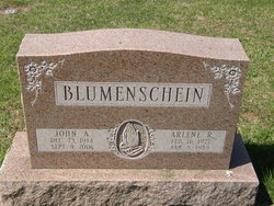 Mrs Arlene R. <I>Culbertson</I> Blumenschein 