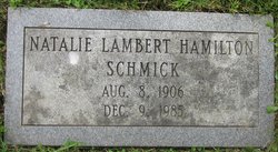 Natalie <I>Lambert</I> Schmick 