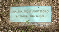 Martha Irene <I>LaBelle</I> Armstrong 
