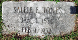 Sallie E <I>Whaley</I> Jones 