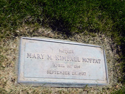 Mary Margaret <I>Kimball</I> Moffat 