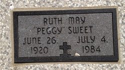 Ruthie May “Peggy” <I>Swaim</I> Sweet 