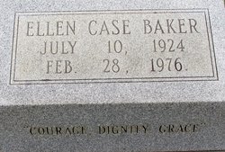 Ellen <I>Case</I> Baker 