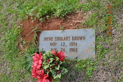 Frances Irene <I>Sholars</I> Brown 